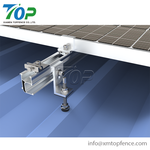 Solar Rooftop Mounting Structure with Hanger Bolt and L Feet